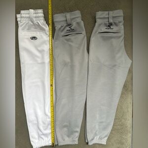 ❌SOLD❌ EUC- Rawling and Easton Baseball pants- 3 pairs size Youth Small